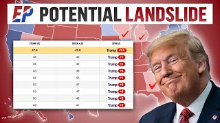 Trump Reaches HIGHEST Electoral Count Yet 2024 Map Prediction [upl. by Eniladam]