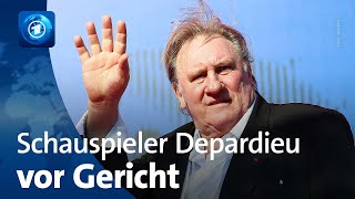 Prozess gegen Schauspieler Gérard Depardieu wegen sexueller Übergriffe [upl. by Ahsita227]