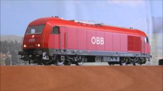 Roco HO Rh2016 OeBB Herkules with smartRail [upl. by Gayn]