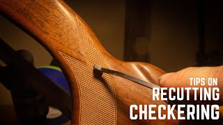 Tips on Recutting Checkering [upl. by Mikey576]