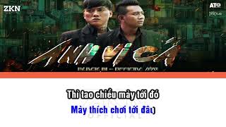 Karaoke ANH VI CÁ  BLACK BI  OST Vi Cá Tiền Truyện  Beat Chuẩn  ZKN Music [upl. by Swayne514]