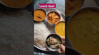 Sunday special Lunch thali sorts youtubeshorts cookingshorts [upl. by Tyree]