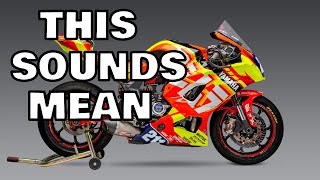 Yoshimura AT2 Titanium Exhaust on the Yamaha R7 Sound Test [upl. by Aryek]