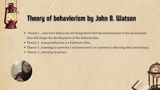 Theory of behaviorism by John B Watson [upl. by Llahsram]