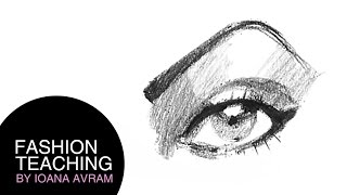 How to draw an eye step by step [upl. by Leval]