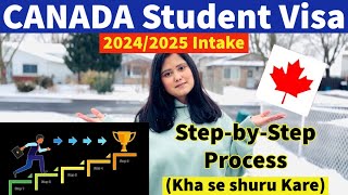 CANADA STUDY VISA PROCESS 2024 STEPBYSTEP CANADA STUDY PERMIT STEP BY STEP THAT PERFECT JOURNEY [upl. by Georgette615]