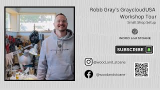 Workshop Layout Tour  Robb Gray of Graycloudusa WoodandStoane graycloudusa3809 WoodcraftSupply [upl. by Cob]