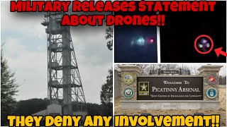 BREAKING Military RELEASES Statement About MYSTERIOUS New Jersey Drones DENY Any Involvement [upl. by Timofei659]