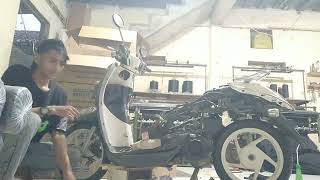 Vlog berinin motor saudara sorotannn semua orangggg [upl. by Fitting]