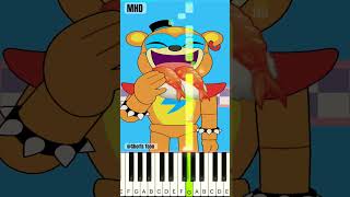 Delicious Among Us amp Freddy shortstoon  Piano Tutorial [upl. by Retxab]