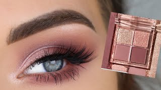 ColourPop SORBET Eyeshadow Quad  Pink amp Cool Toned Eye Makeup Tutorial [upl. by Nitsuga]