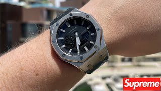 ULTIMATE Audemars Piguet Royal Oak homage  GShock GA2100 supreme Quality mod build [upl. by Udale]