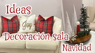 Primera IDEA Decoración para navidad 2023 Ideas para Decorar tu sala en navidad [upl. by Novikoff111]