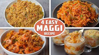 4 Easy Maggi Recipe  My Kids asks me to cook them every day [upl. by Elagiba]