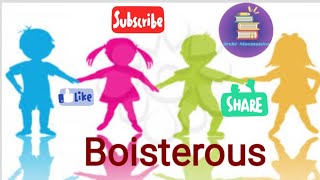 Teachers Should Know How To Handle Boisterous Studentsmnemonics07 exam schoolvocabulary [upl. by Terra]