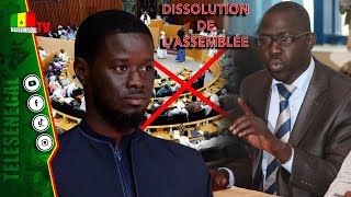 Dissolution de lAssemblée  La réaction à chaud du député Moussa Diakhaté qui révèle que [upl. by Drofniw691]