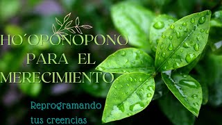 Meditación HO´OPONOPONO PARA EL MERECIMIENTO  quotYo MerezcoquotVersión Corta [upl. by Runck]