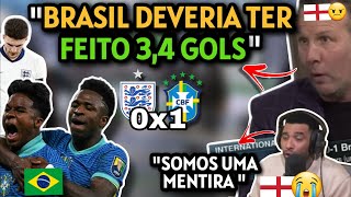 quotBRASIL DEVERIA TER GOLEADOquot TODA FRUSTRAÇÃO E CHORO DA IMPRENSA INGLESA APÓS INGLATERRA 0X1 BRASIL [upl. by Christa559]