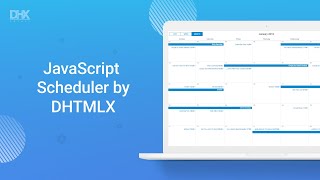 Responsive Javascript Scheduling Calendar  DHTMLX Scheduler [upl. by Vander602]