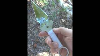 Creating a Kunai Knife ASMR  Soothing Crafting Melodiesnife knifeskills [upl. by Gargan]