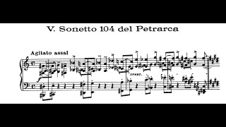 LisztMélancolique Sonetto 104 del Petrarca from quotAnnées de pèlerinagequot S161 No5 [upl. by Aiepoissac]