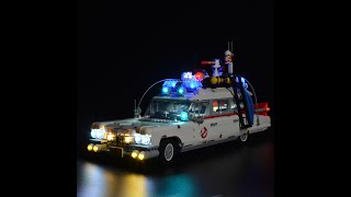 Light Kit For Ghostbusters ECTO1 LEGO 10274 [upl. by Ahtnams]