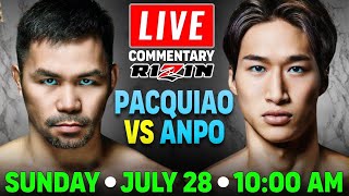 🔴LIVE Manny Pacquiao vs Rukiya Anpo Full Fight Commentary Pedro Taduran vs Ginjiro Shigeoka Fight [upl. by Bertha]