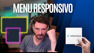 Menu responsivo com Tailwind [upl. by Kendrah278]