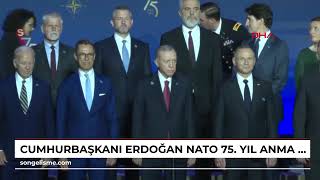 Cumhurbaşkanı Erdoğan NATO 75 Yıl Anma Resepsiyonu’na katıldı [upl. by Lacombe]