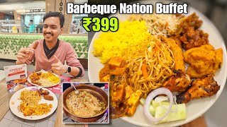 Barbeque Nation Buffet মাত্র ₹399 টাকা 35 Items  Cheapest Unlimited Buffet  Kolkata Best Buffet [upl. by Galvan]