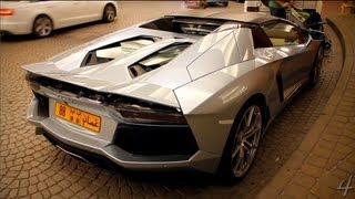 Lamborghini Aventador Roadster in Dubai [upl. by Ahsiat]