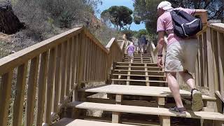 PortoBay Falesia Hotel  climbing the steps from Falesia beach 2019 [upl. by Baudelaire]