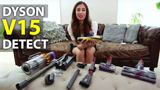 Everything You Need to Know about the Dyson V15 Cordless Vacuum [upl. by Schoof]