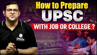 Daily Timetable Guide  How to Balance UPSC Preparation with College or Job  PW OnlyIAS upsc [upl. by Shing]