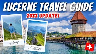 ULTIMATE LUCERNE GUIDE ThreeDay Itinerary in Lucerne Switzerland amp Beyond  Pilatus Stoos Rigi [upl. by Enalahs]