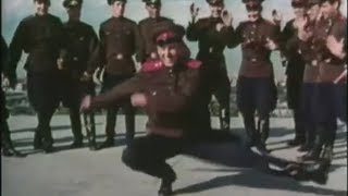 Soviet Army Dancing to Hard Bass REMASTERED HD [upl. by Attekram847]