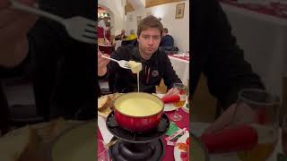 Fondue Fonduta 🧀🧀🥔🍞🍾🥂☕🇨🇭🇨🇵 [upl. by Tnayrb]