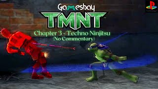 TMNT  Chapter 3  Techno Ninjutsu  PS2 4K Gameplay  No Commentary [upl. by Udall613]