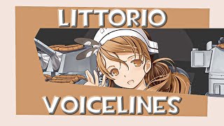 All Littorio Voicelines Kancolle [upl. by Etteragram]