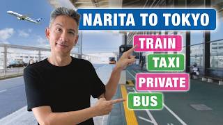 Best Ways to Get From NARITA Airport to Tokyo Japan For All Budgets [upl. by Kazimir]