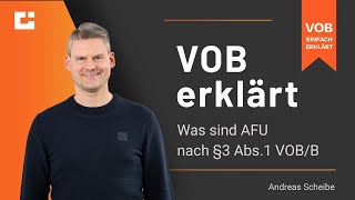 VOB erklärt 3 Kriterien für Ausführungsunterlagen nach §3 Abs 1 VOBB [upl. by Virginie809]