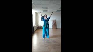 Qi Gong warming up Thymusnekschouderrug [upl. by Stralka250]