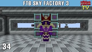 FTB Sky Factory 3 34  Grinder và Wyvern Armor [upl. by Airtemak834]