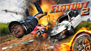 FLATOUT 2 review de um classico esquecido do playstation 2 REPOSTADO [upl. by Scevor]