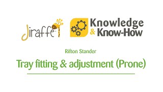 Rifton Stander  Tray fitting and adjustment Prone  Jiraffe Knowledge amp KnowHow [upl. by Nednil]