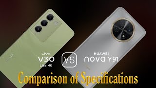 vivo V30 Lite 4G vs Huawei nova Y91 A Comparison of Specifications [upl. by Keung]