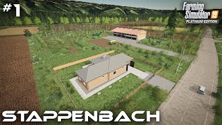 Stappenbach 2020 1 Starting A New Farm Build Farming Simulator 19 Timelapse Seasons [upl. by Irmine]