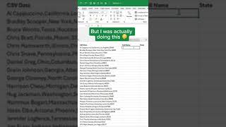 Unbelievable Excel CSV Trick Stuns Boss 🤯 [upl. by Eeryn378]