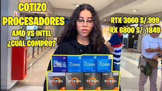 PROCESADOR INTEL VS AMD ¿CUAL COMPRAR  COTIZO TARJETA GRÁFICAS [upl. by Aillimat]