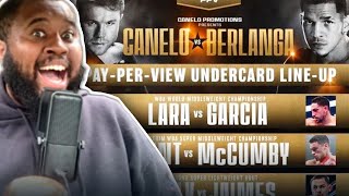 This Card Has Me Nervous Canelo vs Berlanga Full Card Predictions [upl. by Yrot]